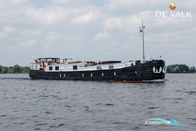Houseboat Waterloft Luxemotor Spitz 38M Motorboat 1951, with Gardner engine, The Netherlands