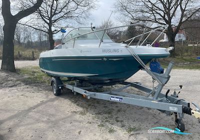 Jeanneau Cap Camarat 5.5 WA Motorboat 2002, with Mercury 4 stroke engine, Denmark