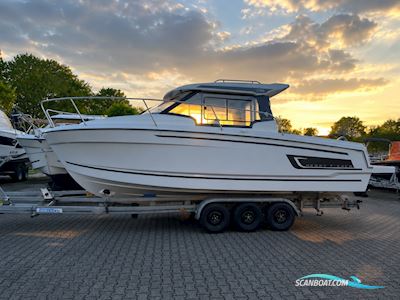 Jeanneau Merry Fisher 795 Serie 2. Dit Schip is Aanwezig op de Suzuki Stand Van Hiswa te Water 2026. Motorboat 2026, with Suzuki engine, The Netherlands