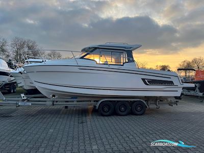Jeanneau Merry Fisher 795 Serie 2. Dit Schip is Aanwezig op de Suzuki Stand Van Hiswa te Water 2026. Motorboat 2026, with Suzuki engine, The Netherlands