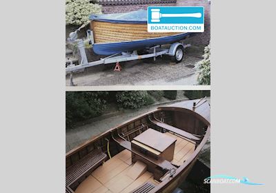 Kipper Spiegelsloep Motorboat 1945, with Vetus engine, The Netherlands