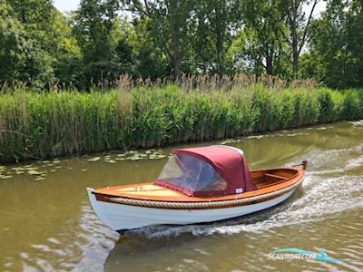 Klassieke Mahoniehouten Sloep 6.20 Motorboat 1928, with Ruggerini engine, The Netherlands
