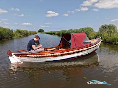Klassieke Mahoniehouten Sloep 6.20 Motorboat 1928, with Ruggerini engine, The Netherlands