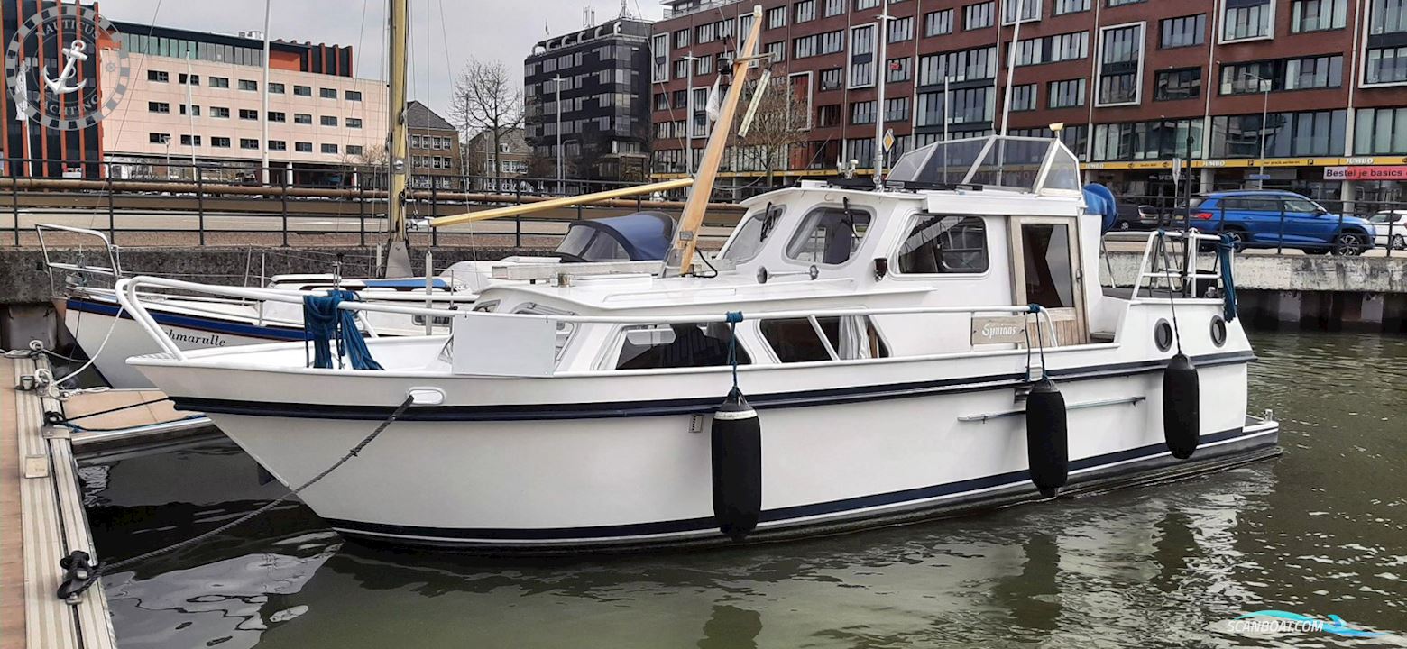 Ko Kruiser 1100 AK Motorboat 1978, with Peugeot XD3P engine, The Netherlands