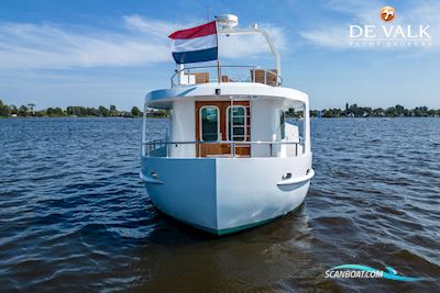 Kompier Canoe Stern 1650 Trawler Motorboat 1993, with John Deere engine, The Netherlands