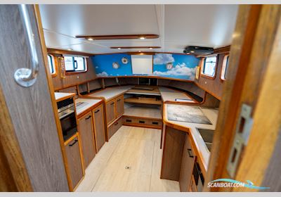 Kooiman Spiegelkotter 13.50 AK Motorboat 1980, with Green Marine engine, The Netherlands