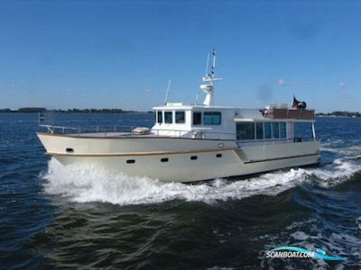 Kunya-Werft Pilot House Alu Motorboat 1995, with Volvo engine, Germany