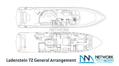 Ladenstein 72 Motorboat 2004, with Man engine, France