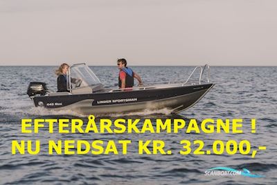 Linder 445 Max m/Mercury F20 hk EFI - DEMO - m/Variant trailer - SPAR KR. 32.000,- ! Motorboat 2025, Denmark