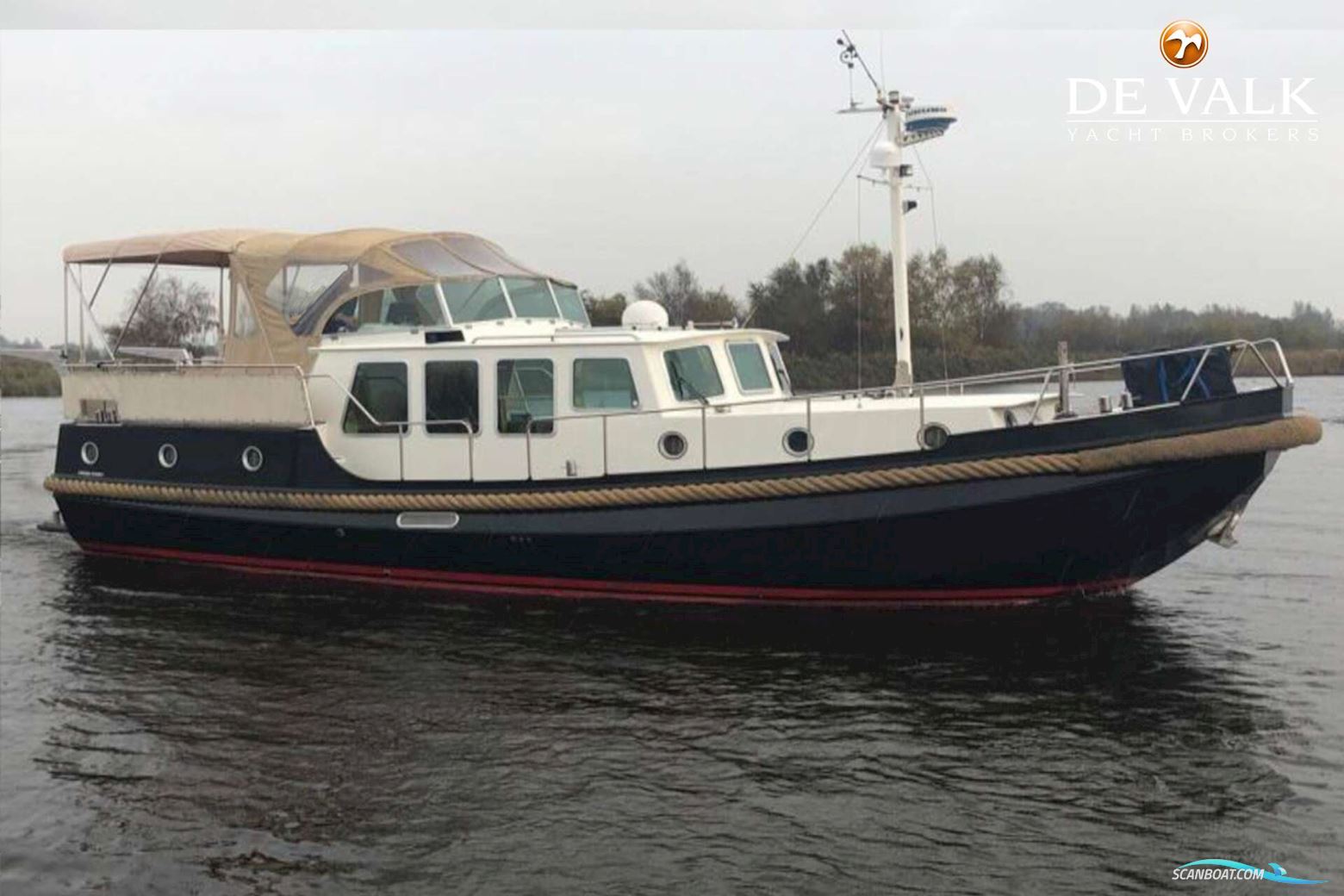 Linssen Classic Sturdy 400 AC Motorboat 1995, with Volvo Penta engine, The Netherlands