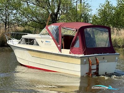 Marco 720 Motorboat 1982, with Mishubishi engine, The Netherlands