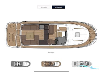 Marex 360 Cabriolet Cruiser Motorboat 2019, with Mercury engine, Denmark
