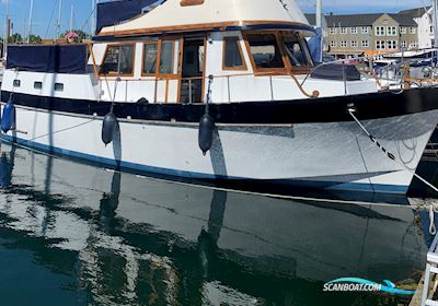 Marine Trader 42 Motorboat 1978, with Ford Lehmann 120 engine, Denmark