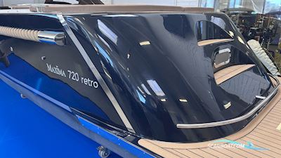 Maxima 720 Retro Motorboat 2026, with Mercury 20 hk 4-Takt engine, Denmark