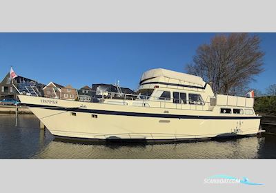 Motor Yacht Fidego Kruiser Super Florida 14.70 Flybridge Motorboat 1975, with Daf engine, The Netherlands