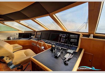 Mulder Futura 63 Fly Motorboat 1994, with Man 1.100 pk. engine, The Netherlands