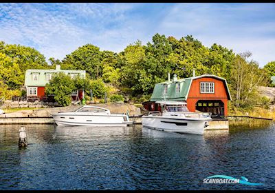 Nimbus 305 Drophead Motorboat 2025, with Torqeedo Deep Blue 50i. 2x40kWh Deep Blue Battery BMW i3 engine, Denmark
