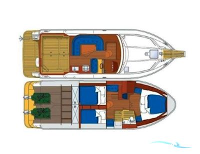 Nord West 390 Flybridge Motorboat 2002, with VOLVO-PENTA engine, Denmark