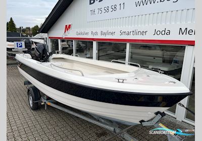 Nydam 550 Fisk Med 60 hk Mercury-Efi 4-Takt Big Tiller Motorboat 2018, with Mercury engine, Denmark