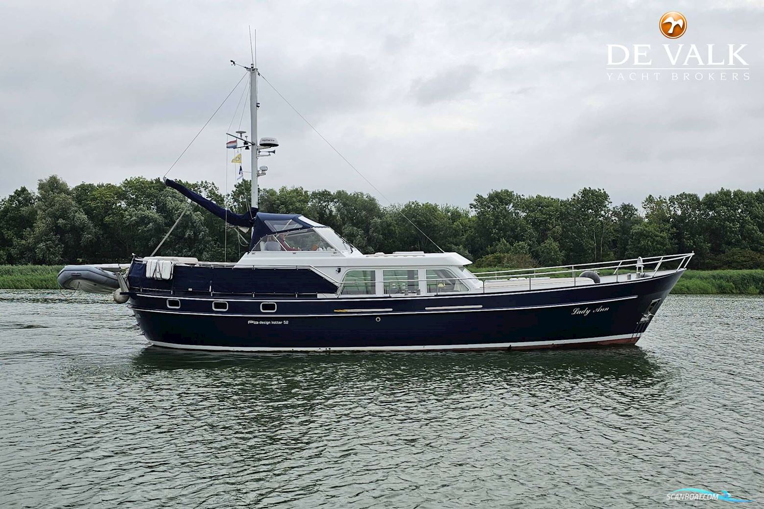Pieter Beeldsnijder Kotter 1500 Motorboat 1999, with John Deere engine, The Netherlands
