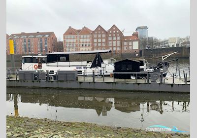Platbodem Motortjalk Motorboat 1913, Germany