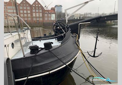 Platbodem Motortjalk Motorboat 1913, Germany