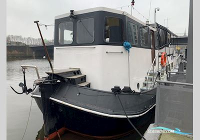 Platbodem Motortjalk Motorboat 1913, Germany