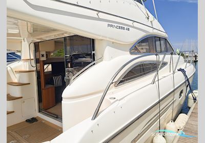 Princess 45 Flybridge Motorboat 2002, with Caterpilar engine, Spain