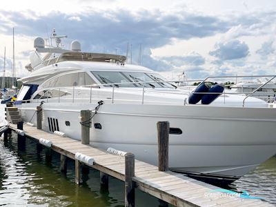 Princess 67 Flybridge 2x1200 Mtu Motorboat 2008, with Mtu V8 M93 2000 engine, Sweden