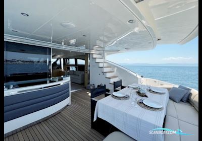 Princess V 85 Motorboat 2009, with Caterpillar C32A engine, Turkey