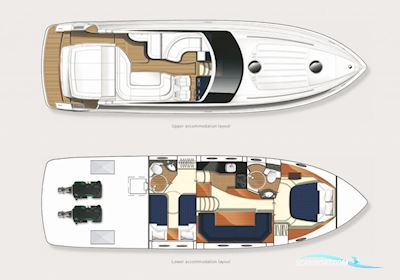 Princess V45 Motorboat 2011, with Volvo Penta D6 - 370 engine, Finland