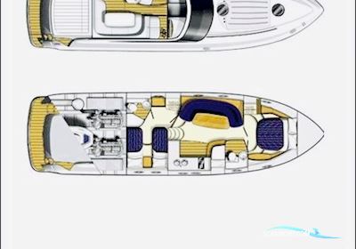 Princess V46 Motorboat 2004, with Volvo Penta Tamd 75 engine, Germany