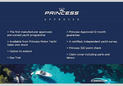 Princess V50 Open Motorboat 2019, with 2 x Volvo Ips 600 engine, United Kingdom