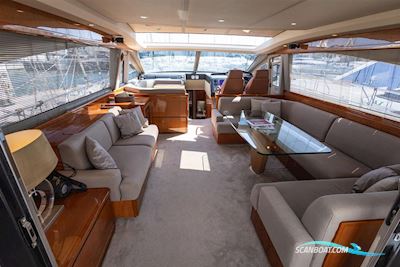 Princess V65 Motorboat 2007, with 2 x Man V12 1360 engine, Spain