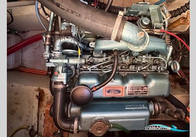 Proficiat Kruiser 9.75 AK Cabrio Motorboat 1990, with Ford engine, The Netherlands