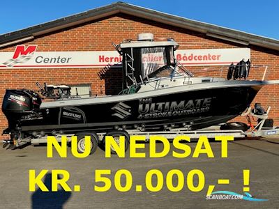 Profisher Cutter 223 WA m/2 stk. Suzuki DF200 hk og Variant buggitrailer - NU NEDSAT KR. 50.000,- ! Motorboat 2025, with Suzuki engine, Denmark