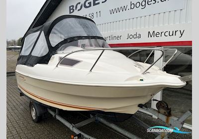 Quicksilver 470 Cruiser Med 40 hk Mercury-Efi 4 Takt og 1000 kg Brenderup Bådtrailer Motorboat 2008, with Mercury engine, Denmark