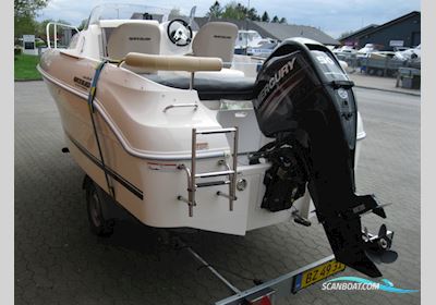 Quicksilver 470 Cruiser m/Mercury F50 hk EFI 4-takt og Brenderup bådtrailer Motorboat 2011, with Mercury engine, Denmark