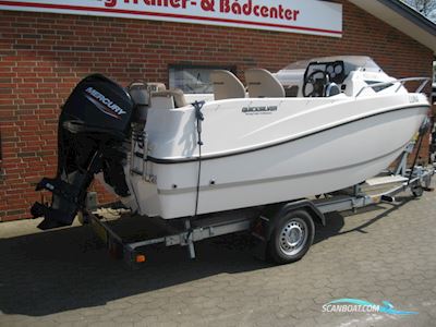 Quicksilver Activ 455 Cabin m/Mercury F50 hk Efi 4-Takt og Brenderup Trailer - NU Nedsat KR. 15.000,- ! Motorboat 2020, with Mercury engine, Denmark