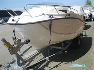 Quicksilver Activ 455 Cabin m/Mercury F50 hk Efi 4-Takt og Brenderup Trailer - NU Nedsat KR. 15.000,- ! Motorboat 2020, with Mercury engine, Denmark