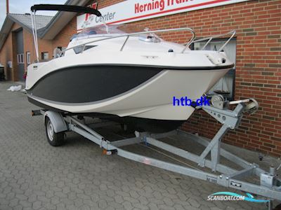 Quicksilver Activ 505 Cabin m/Mercury F100 hk og Brenderup trailer - NU NEDSAT KR. 10.000,- ! Motorboat 2017, with Mercury engine, Denmark