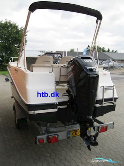Quicksilver Activ 505 Cabin m/Mercury F100 hk og Brenderup trailer - NU NEDSAT KR. 10.000,- ! Motorboat 2017, with Mercury engine, Denmark