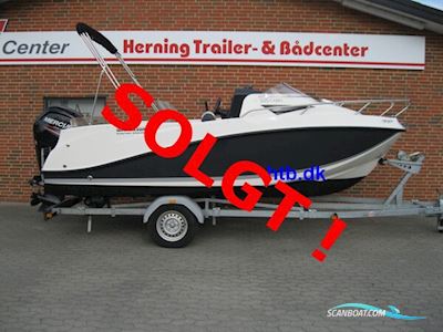 Quicksilver Activ 505 Cabin m/Mercury F100 hk og Brenderup trailer - SOLGT ! Motorboat 2017, with Mercury engine, Denmark