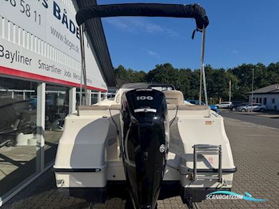 Quicksilver Activ 505 Cabin med F100 hk Mercury-EFI 2,1L og Brenderup bådtrailer Motorboat 2017, with Mercury engine, Denmark