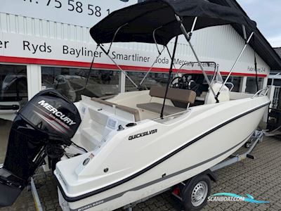 Quicksilver Activ 505 Open Med F60 Mercury-Efi 4 Takt og 1000 kg Brenderup Trailer. Motorboat 2025, with Mercury engine, Denmark