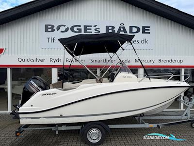 Quicksilver Activ 505 Open med F60 Mercury-EFI 4 takt og 1000 kg Brenderup trailer. Motorboat 2025, with Mercury engine, Denmark