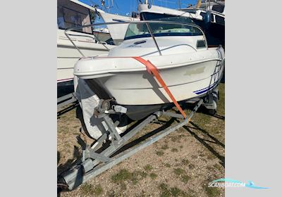 Quicksilver Cabin 435 Motorboat 1999, with Honda engine, Germany