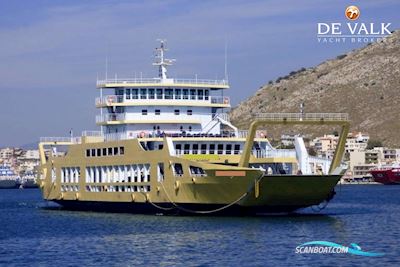 RO/Pax Double Ended Ferry 107 M Motorboat 2017, with Caterpillar engine, Greece