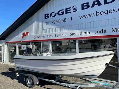 Ryds 438 BF med 20 hk Mercury-EFI ELPT og 500 kg Brenderup trailer - ENGROS SALG Motorboat 2020, with Mercury engine, Denmark