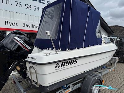 Ryds 485 FC med 50 hk Mercury-EFI 4 takt og 1300 kg Neptun bådtrailer - Anvisningssalg Motorboat 2025, with Mercury engine, Denmark
